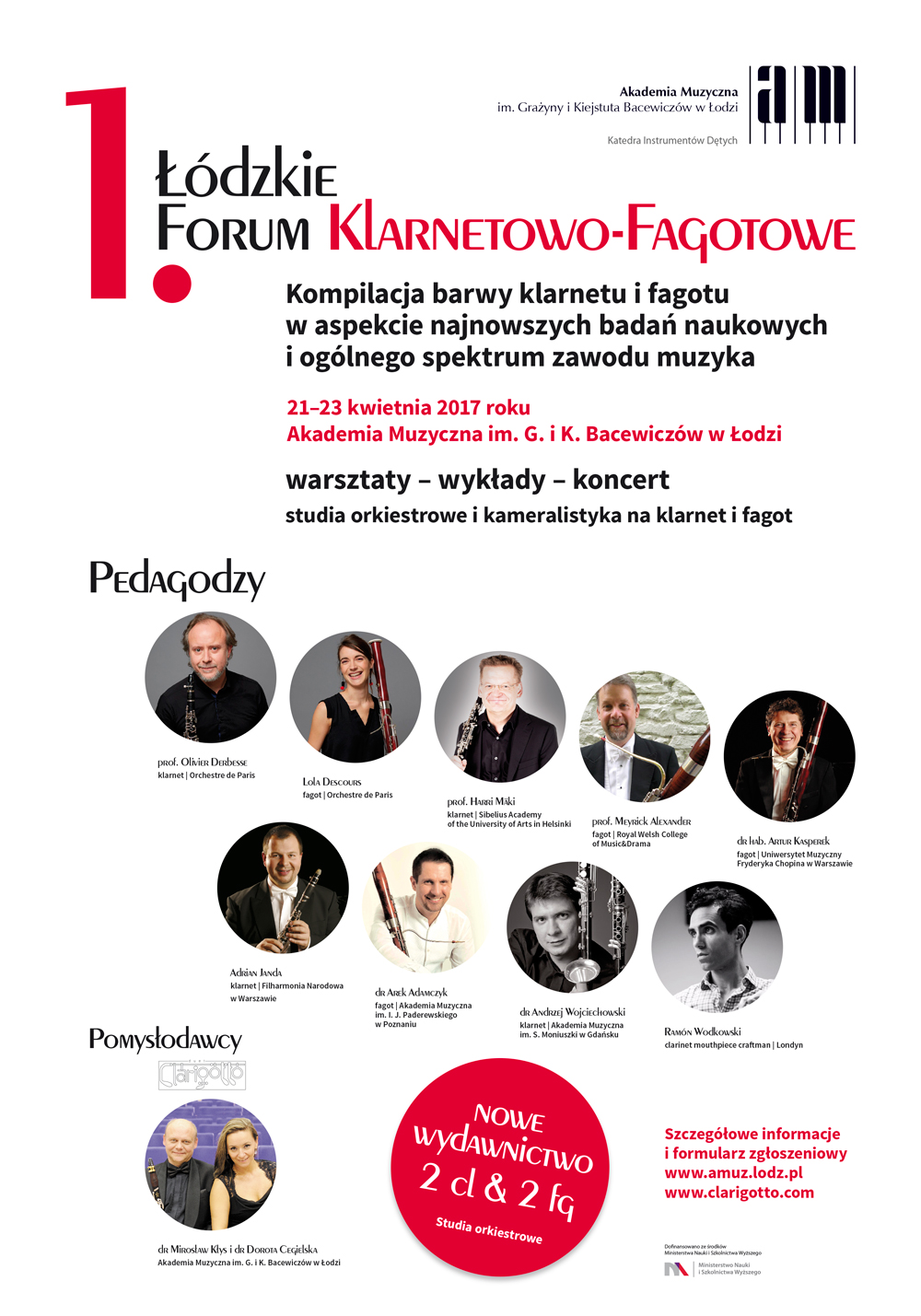 1. Łódzkie Forum Klarnetowo-Fagotowe