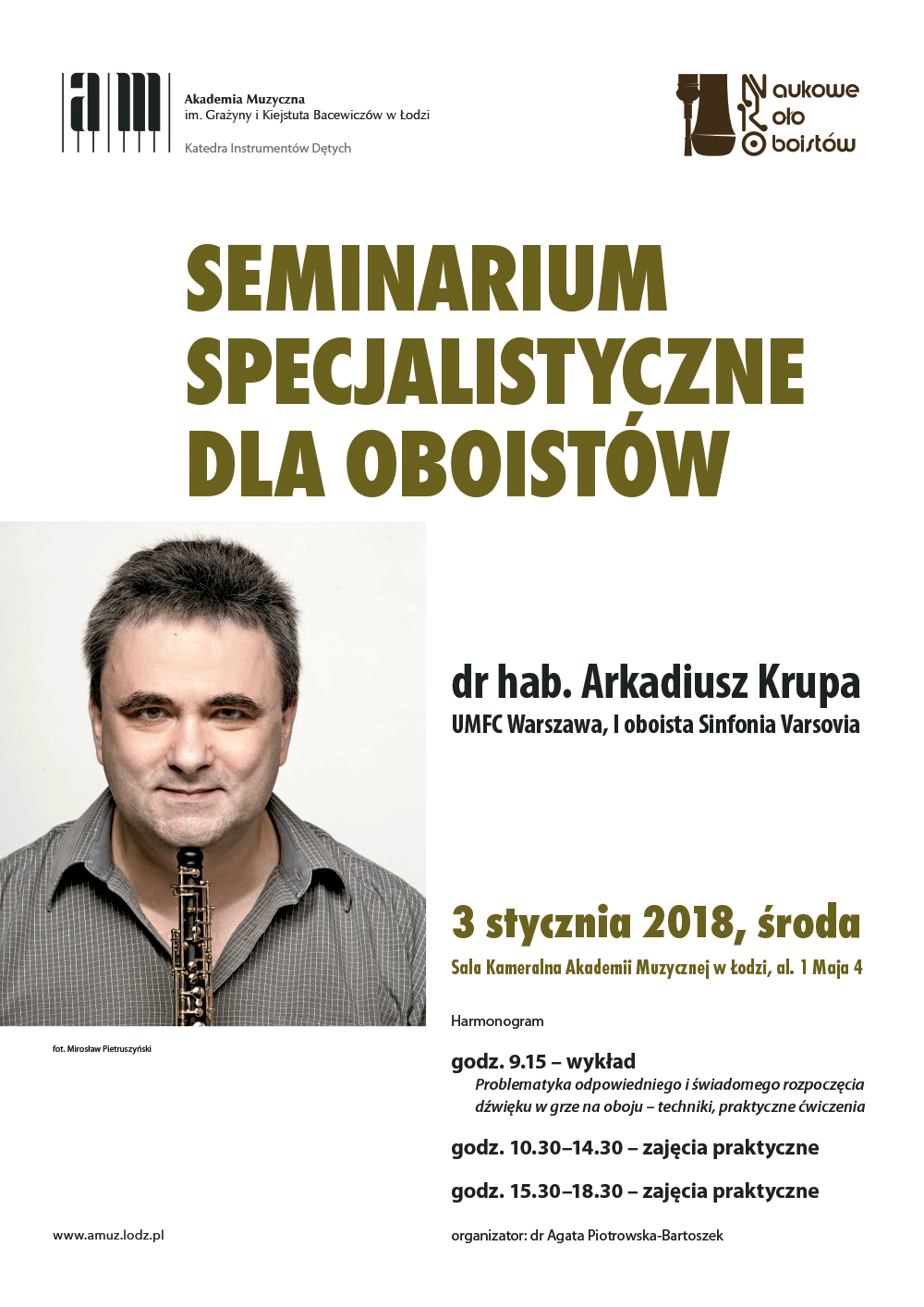 Seminarium specjalistyczne dla oboistów