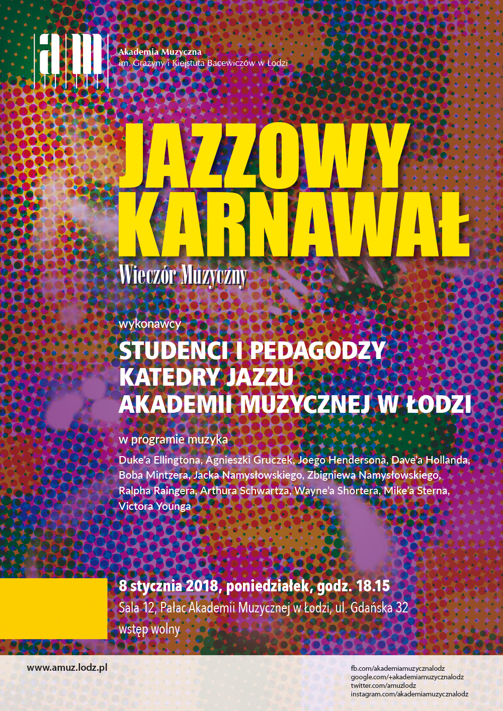 Wieczór muzyczny JAZZOWY KARNAWAŁ