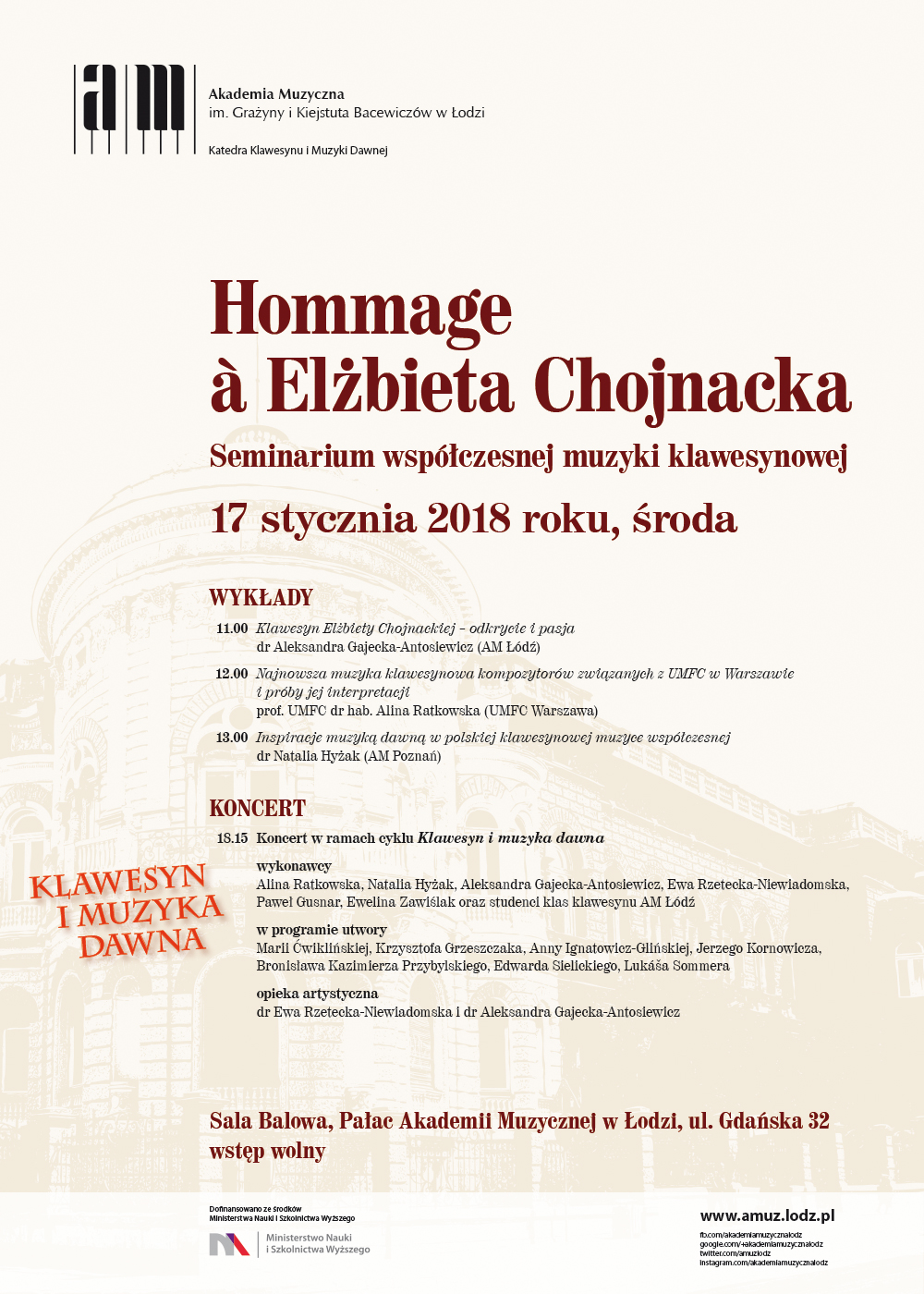 Hommage à Elżbieta Chojnacka