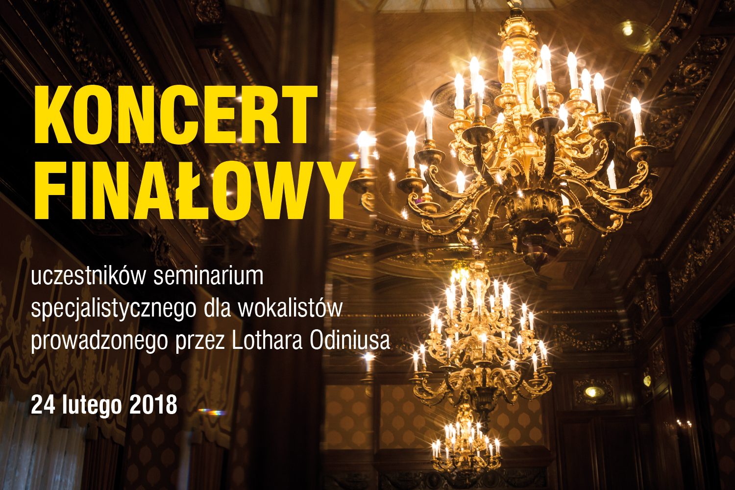 Koncert finałowy seminarium specjalistycznego dla wokalistów