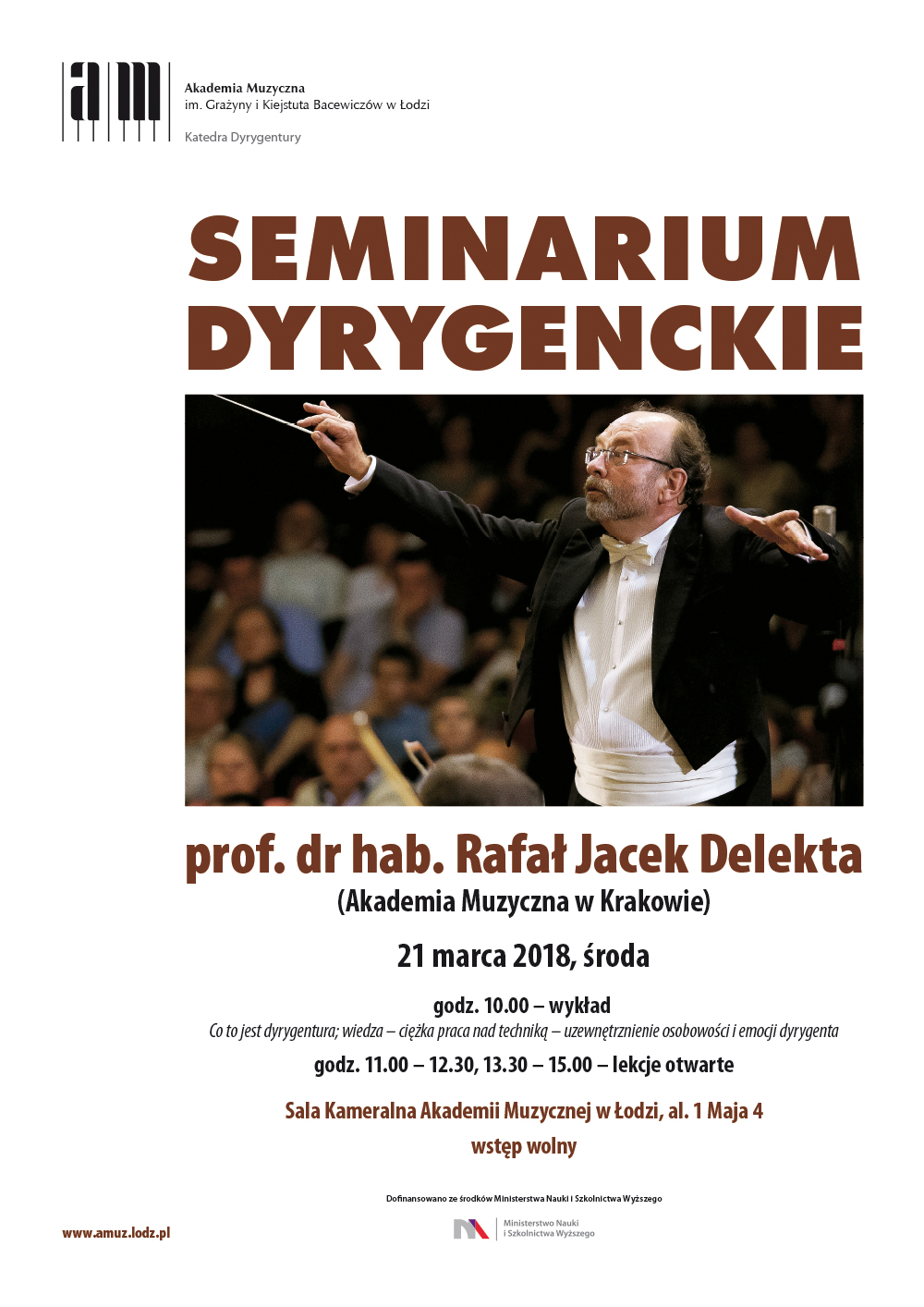 Seminarium dyrygenckie z prof. Rafałem Jackiem Delektą