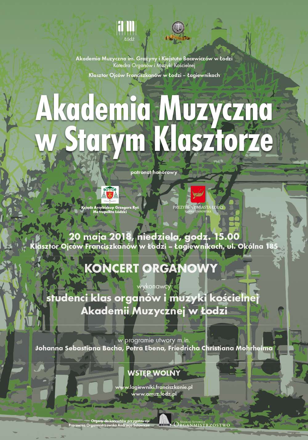 Koncert organowy z cyklu AKADEMIA MUZYCZNA W STARYM KLASZTORZE w Łagiewnikach