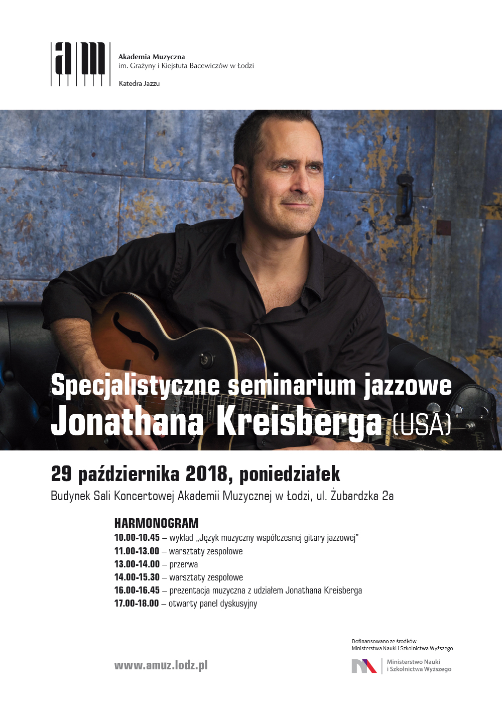 Specjalistyczne seminarium jazzowe Jonathana Kreisberga (gitara)