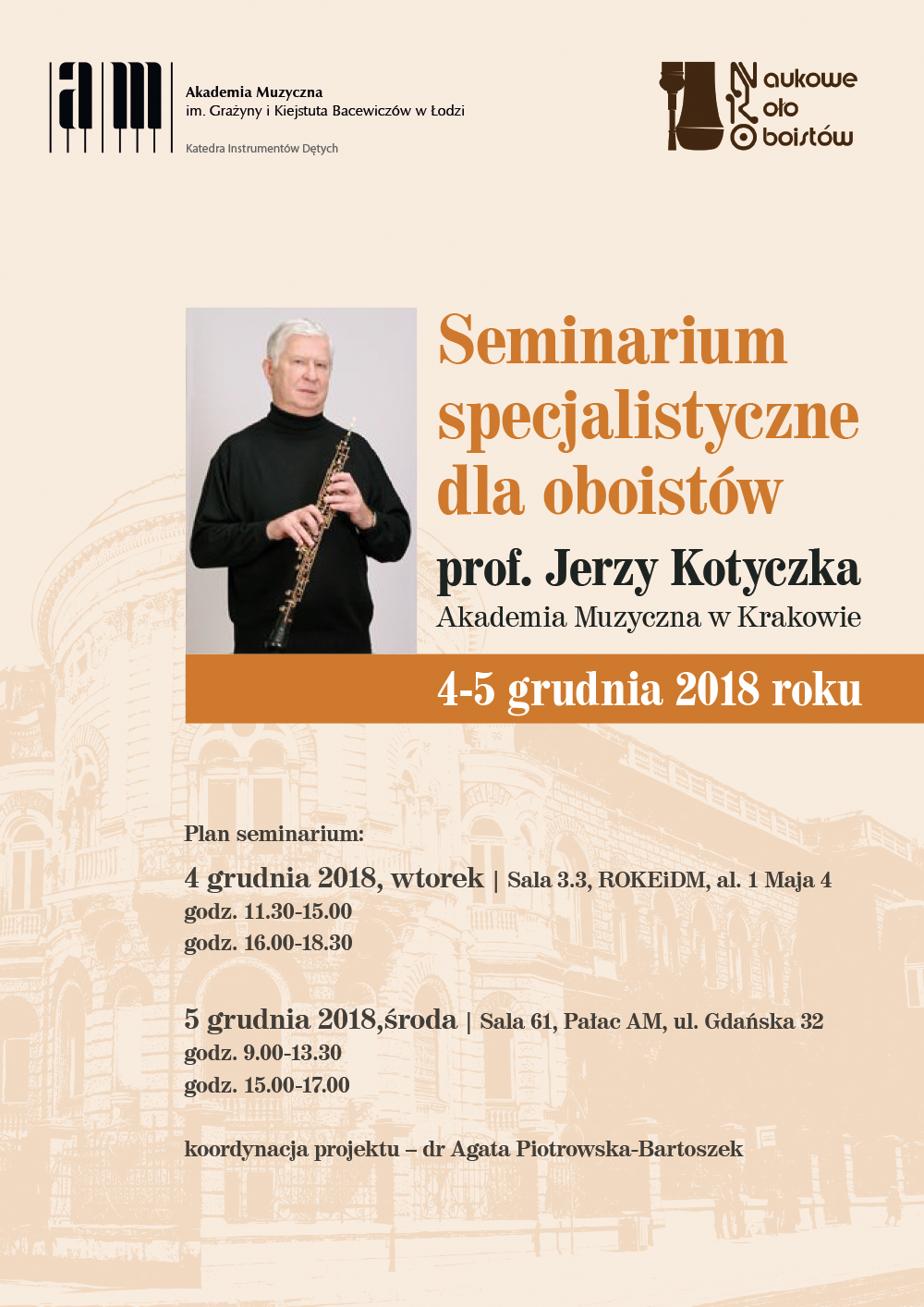 Seminarium specjalistyczne dla oboistów