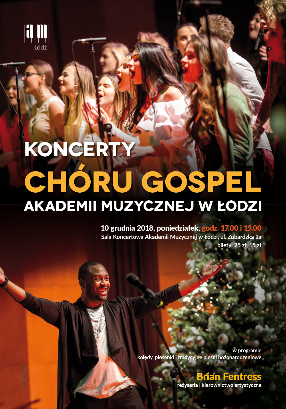 Koncert Chóru Gospel Akademii Muzycznej w Łodzi