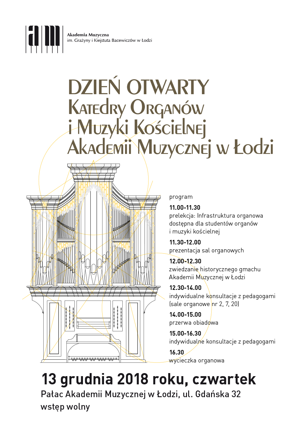 Dzień otwarty Katedry Organów i Muzyki Kościelnej 