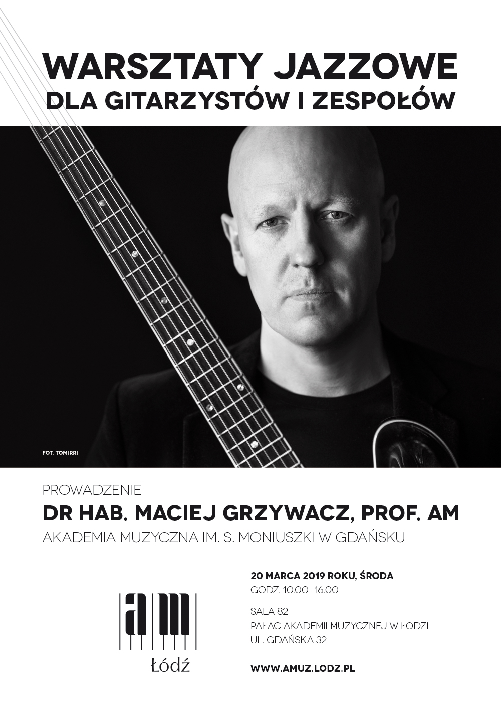 WARSZTATY JAZZOWE dla gitarzystów i zespołów Maciej Grzywacz