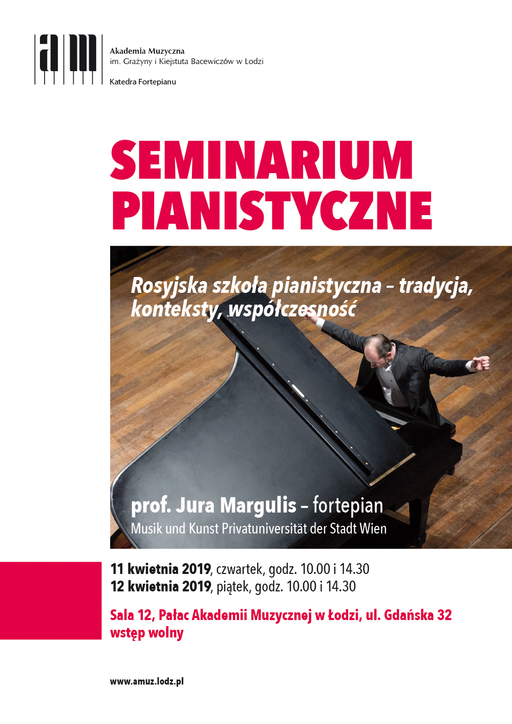 Seminarium pianistyczne Jura Margulis