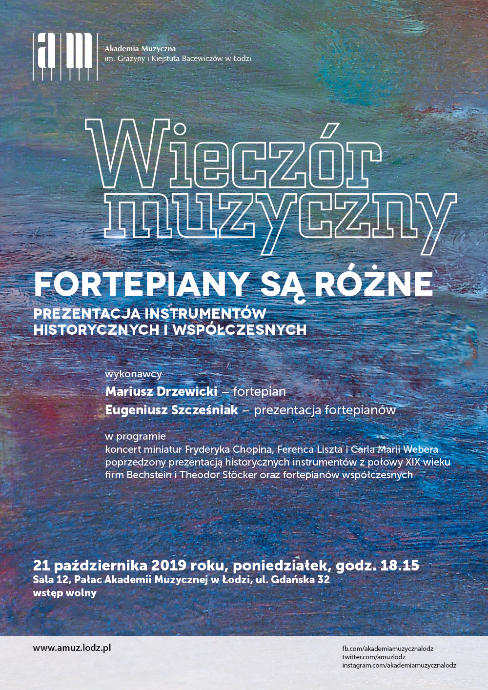 Wieczór muzyczny FORTEPIANY SĄ RÓŻNE