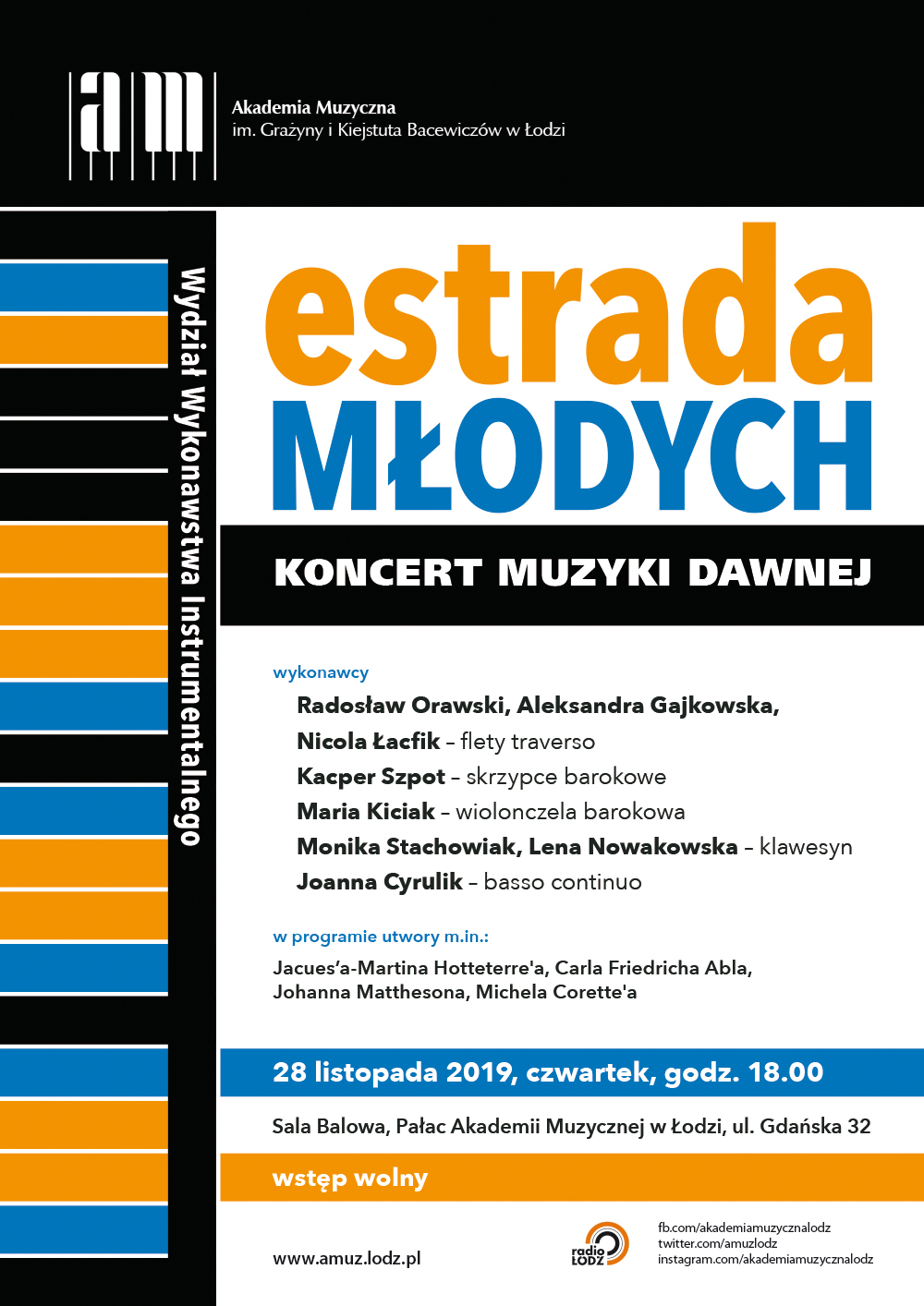 Koncert muzyki dawnej z cyklu ESTRADA MŁODYCH