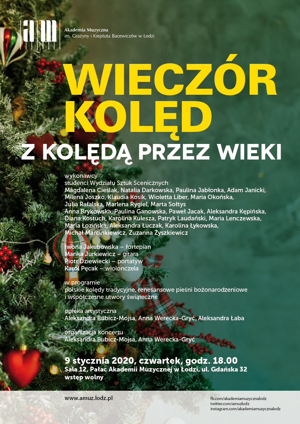 Wieczór kolęd Z KOLĘDĄ PRZEZ WIEKI