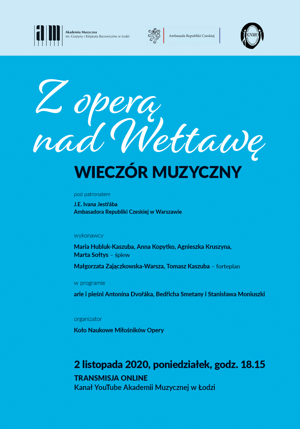 Z OPERĄ NAD WEŁTAWĘ – koncert muzyki czeskiej i polskiej