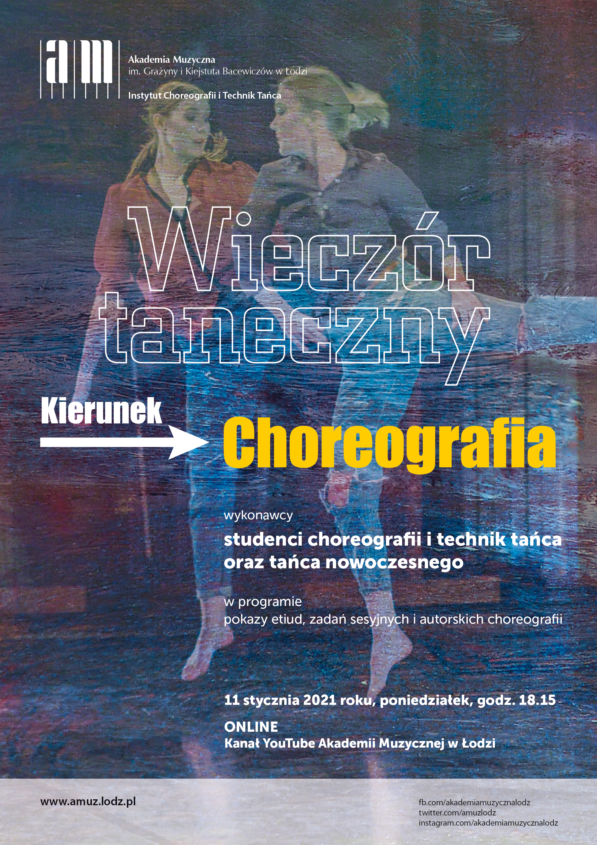 KIERUNEK –> CHOREOGRAFIA Wieczór taneczny