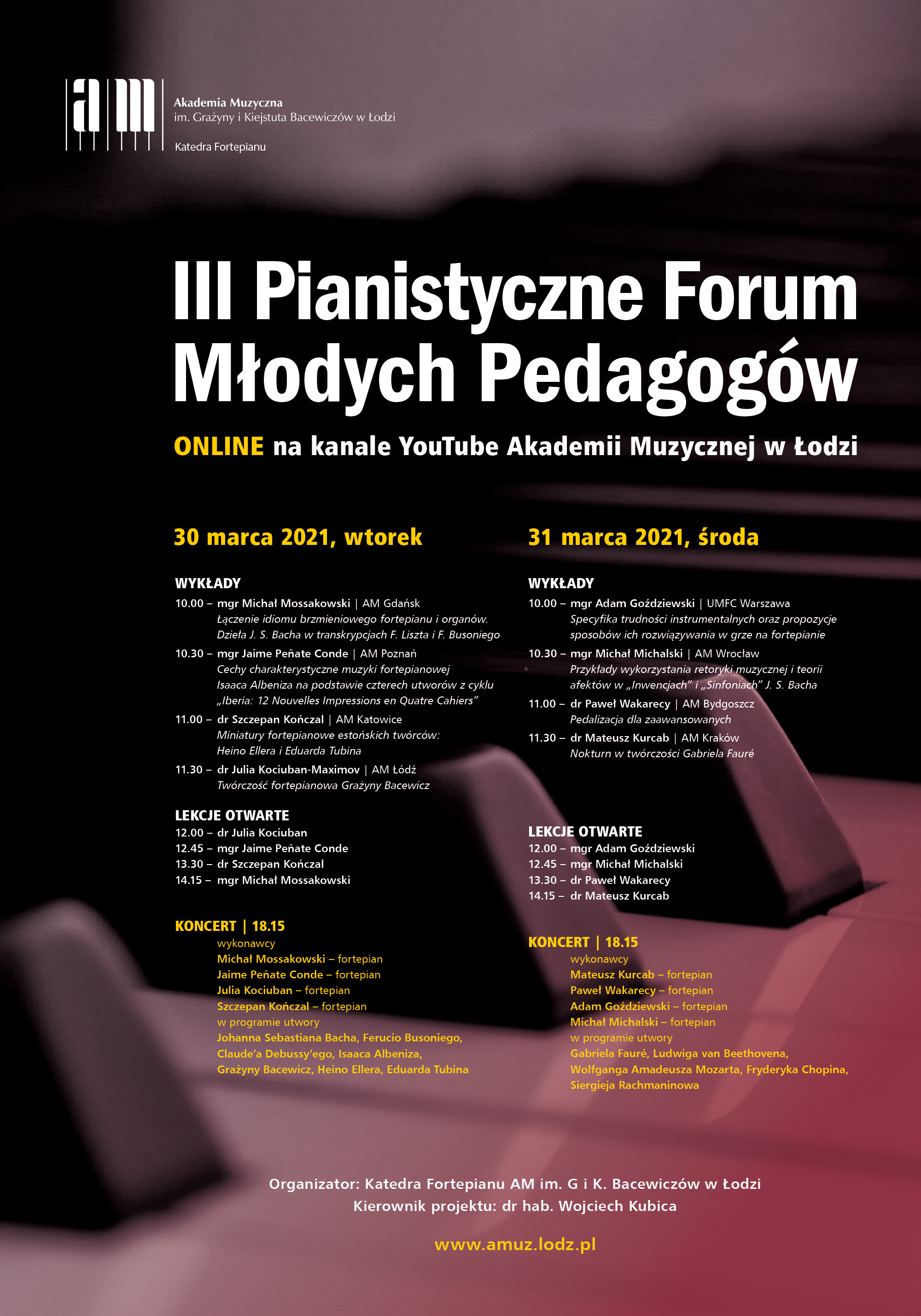 III Pianistyczne Forum Młodych Pedagogów