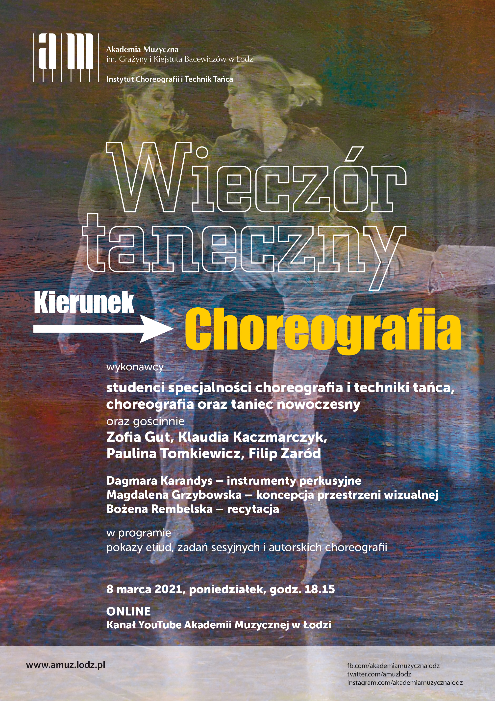 Wieczór taneczny KIERUNEK –> CHOREOGRAFIA