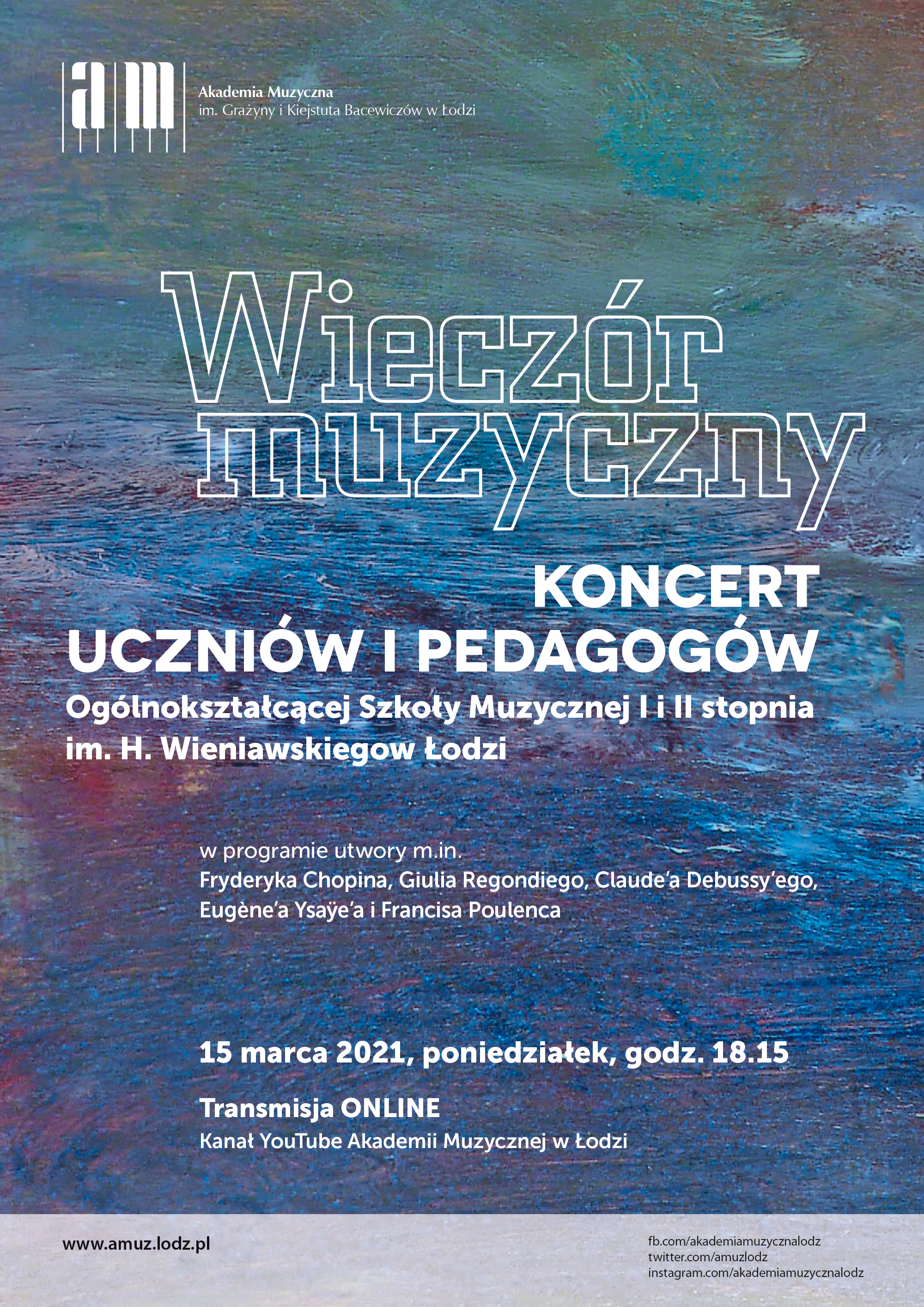 Koncert uczniów OSM im. H. Wieniawskiego w Łodzi