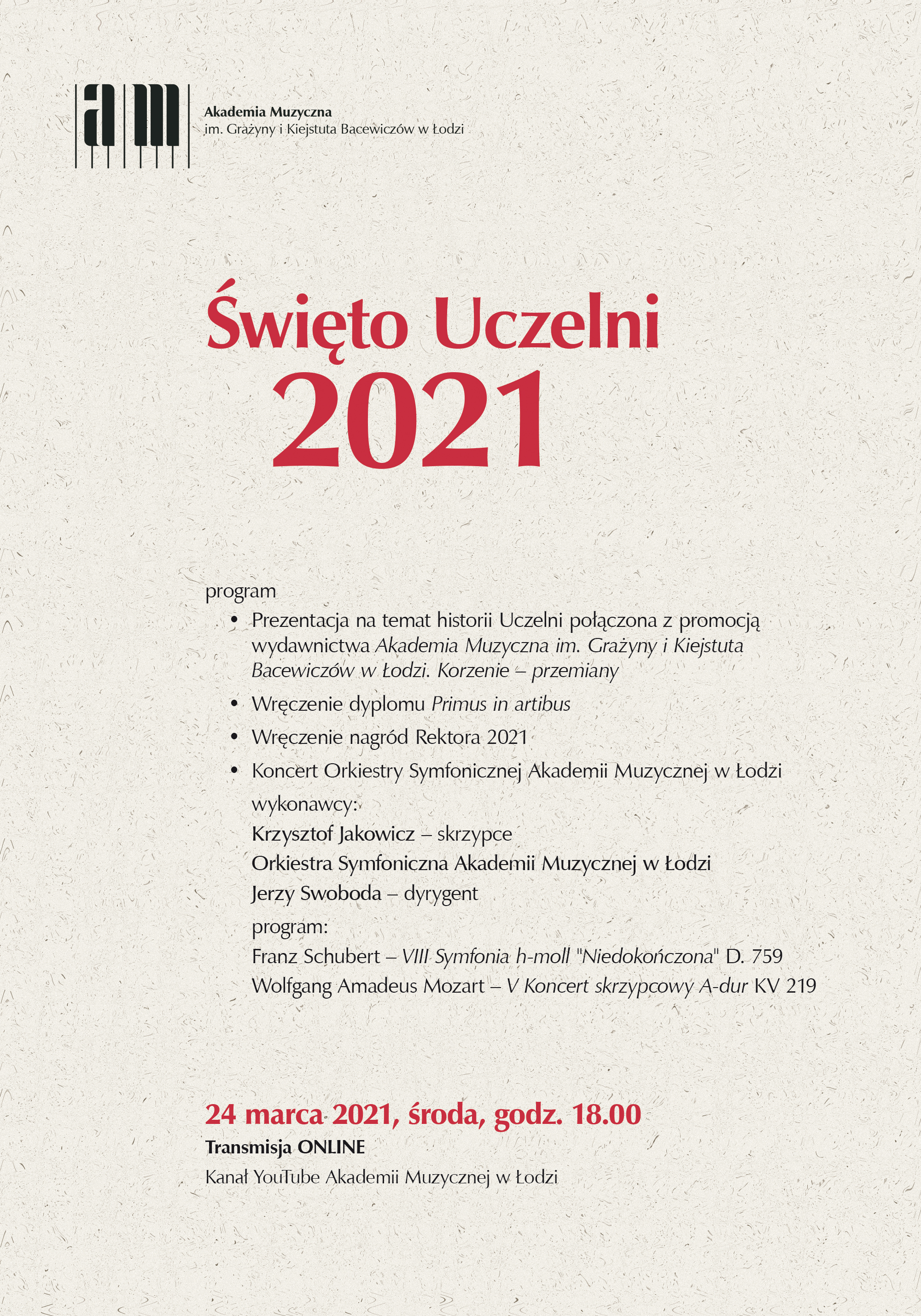 ŚWIĘTO UCZELNI 2021