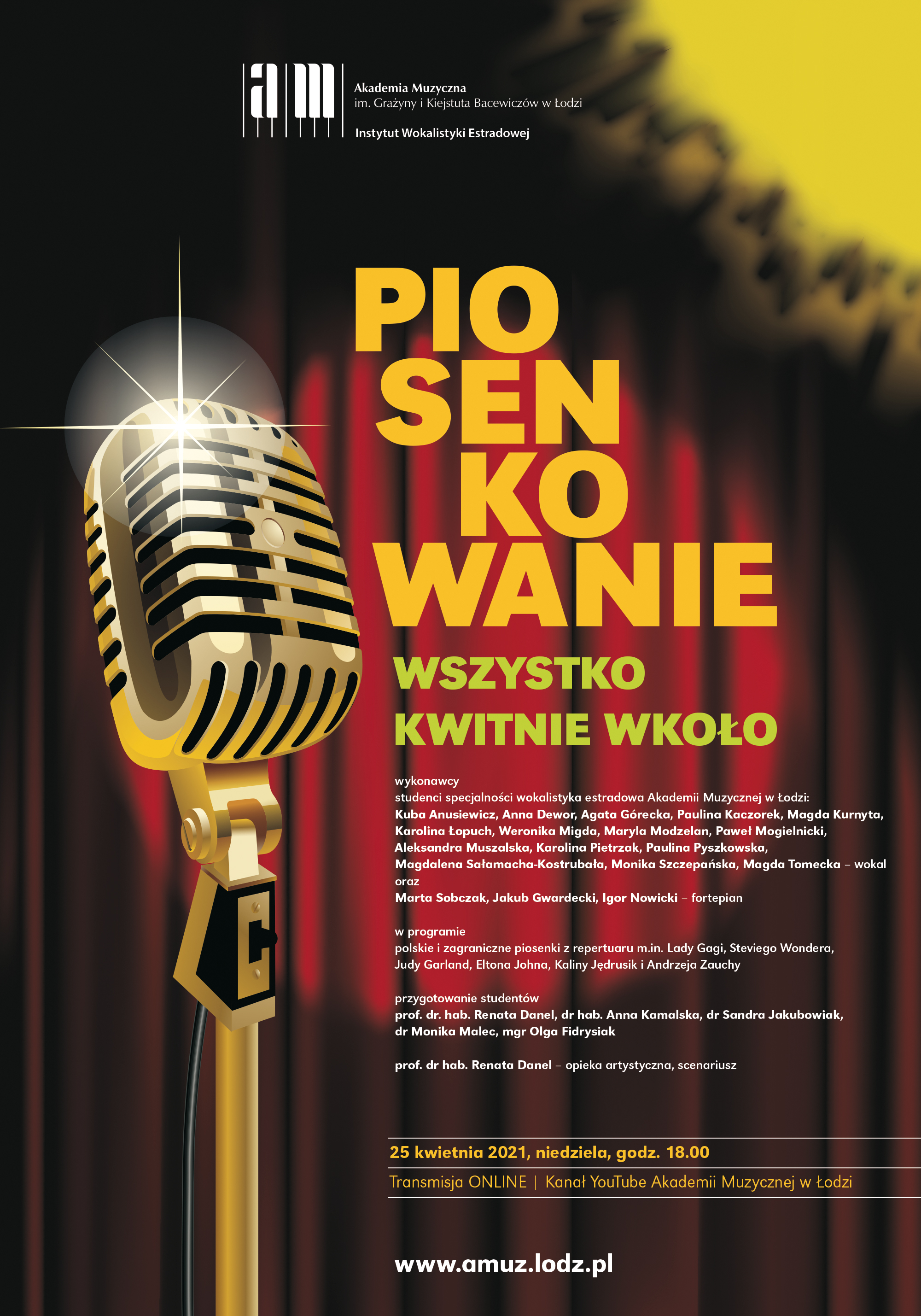 WSZYSTKO KWITNIE WKOŁO – koncert z cyklu PIOSENKOWANIE