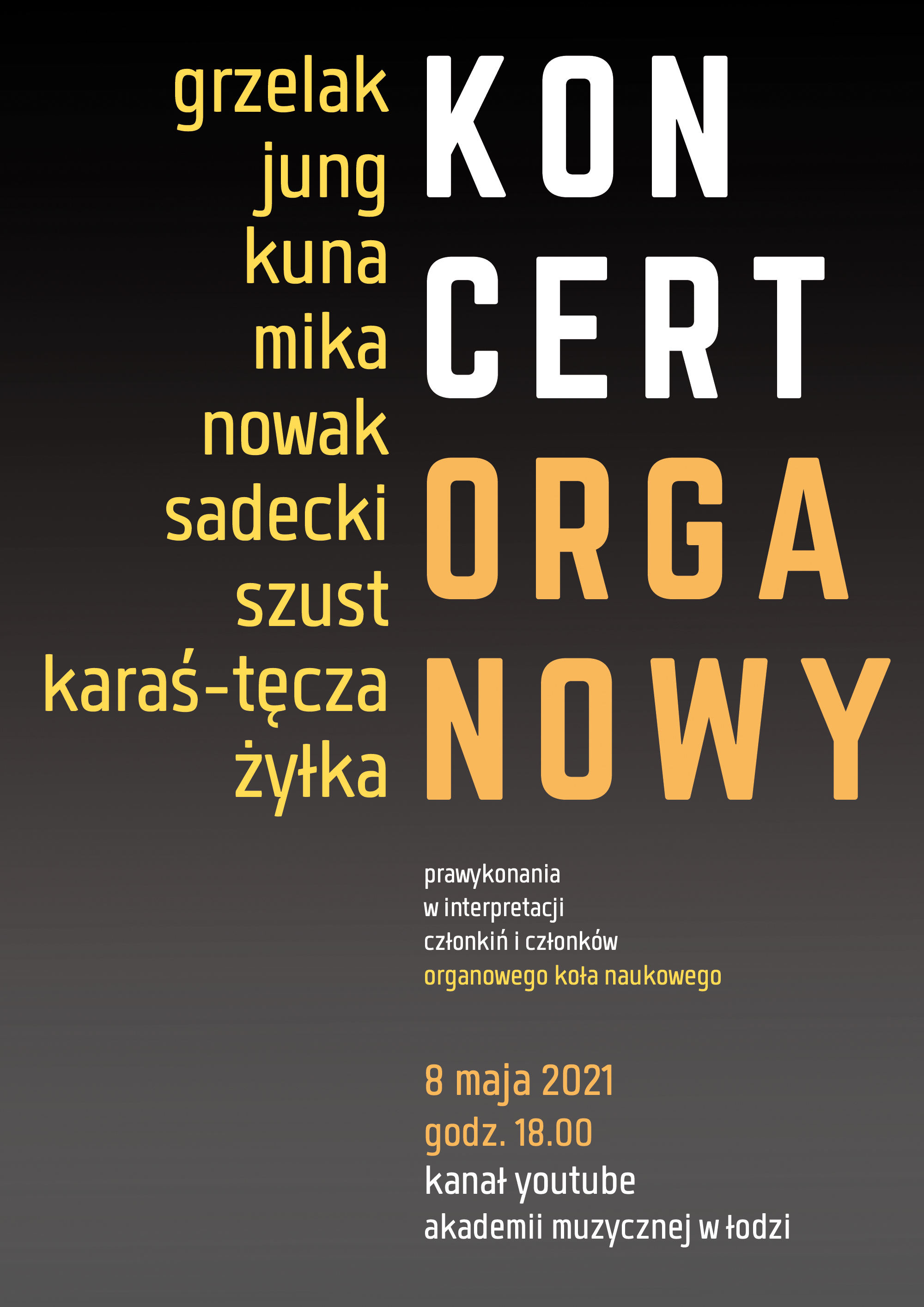 Koncert organowy – PRAWYKONANIA