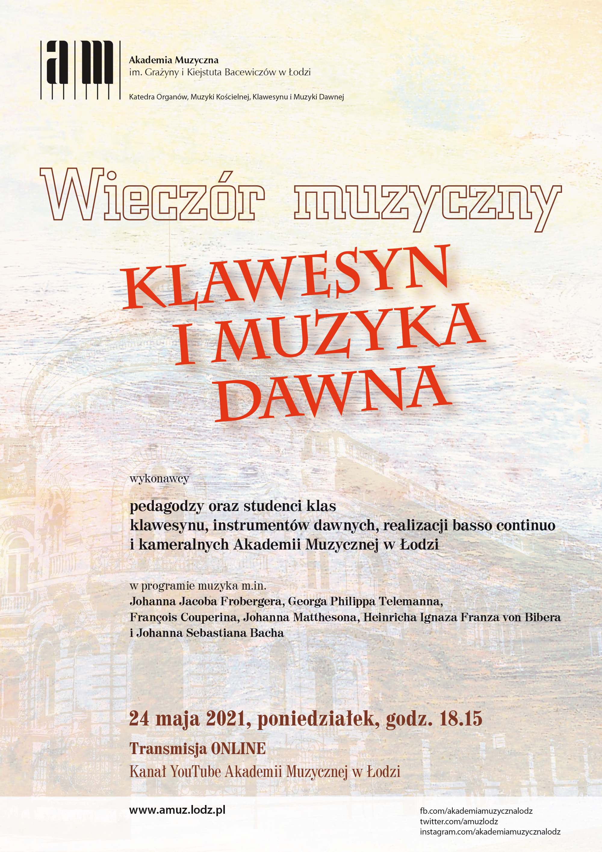 Wieczór muzyczny KLAWESYN I MUZYKA DAWNA