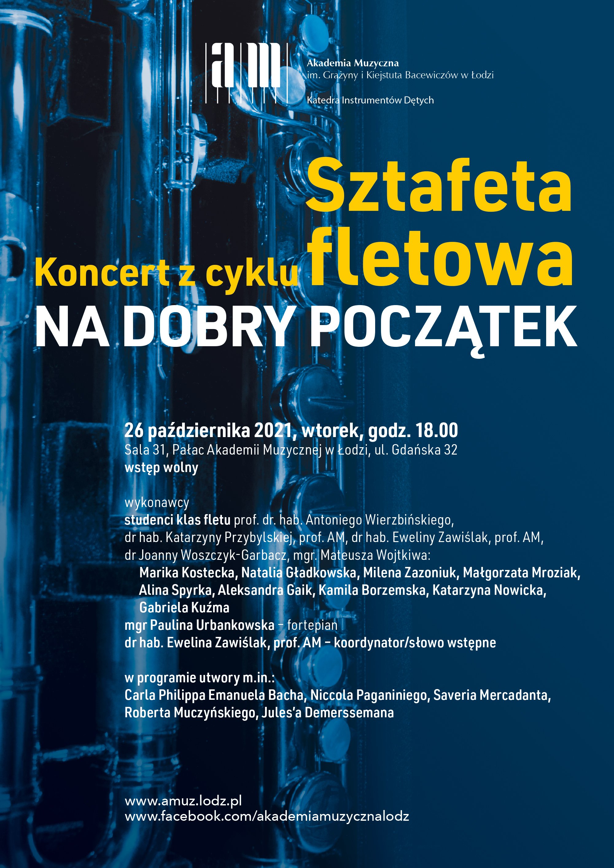 Koncert z cyklu SZTAFETA FLETOWA