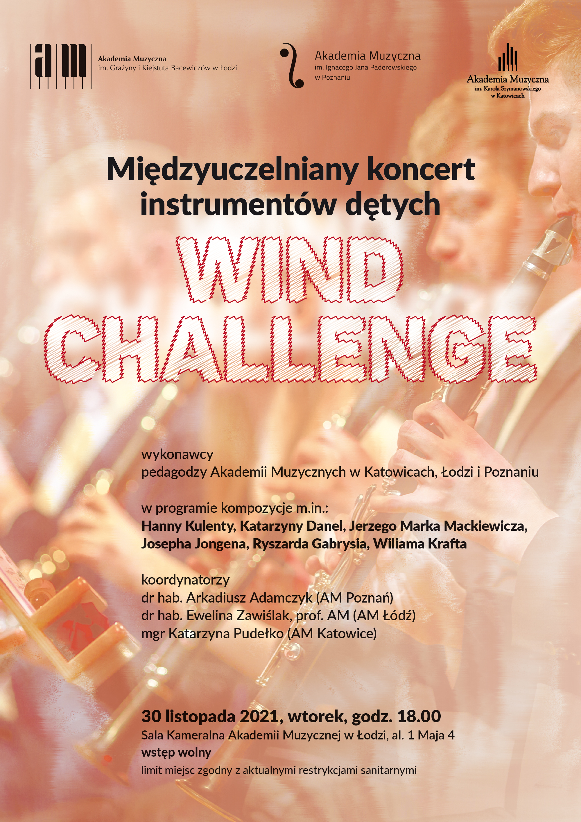 Międzyuczelniany koncert instrumentów dętych WIND CHALLENGE