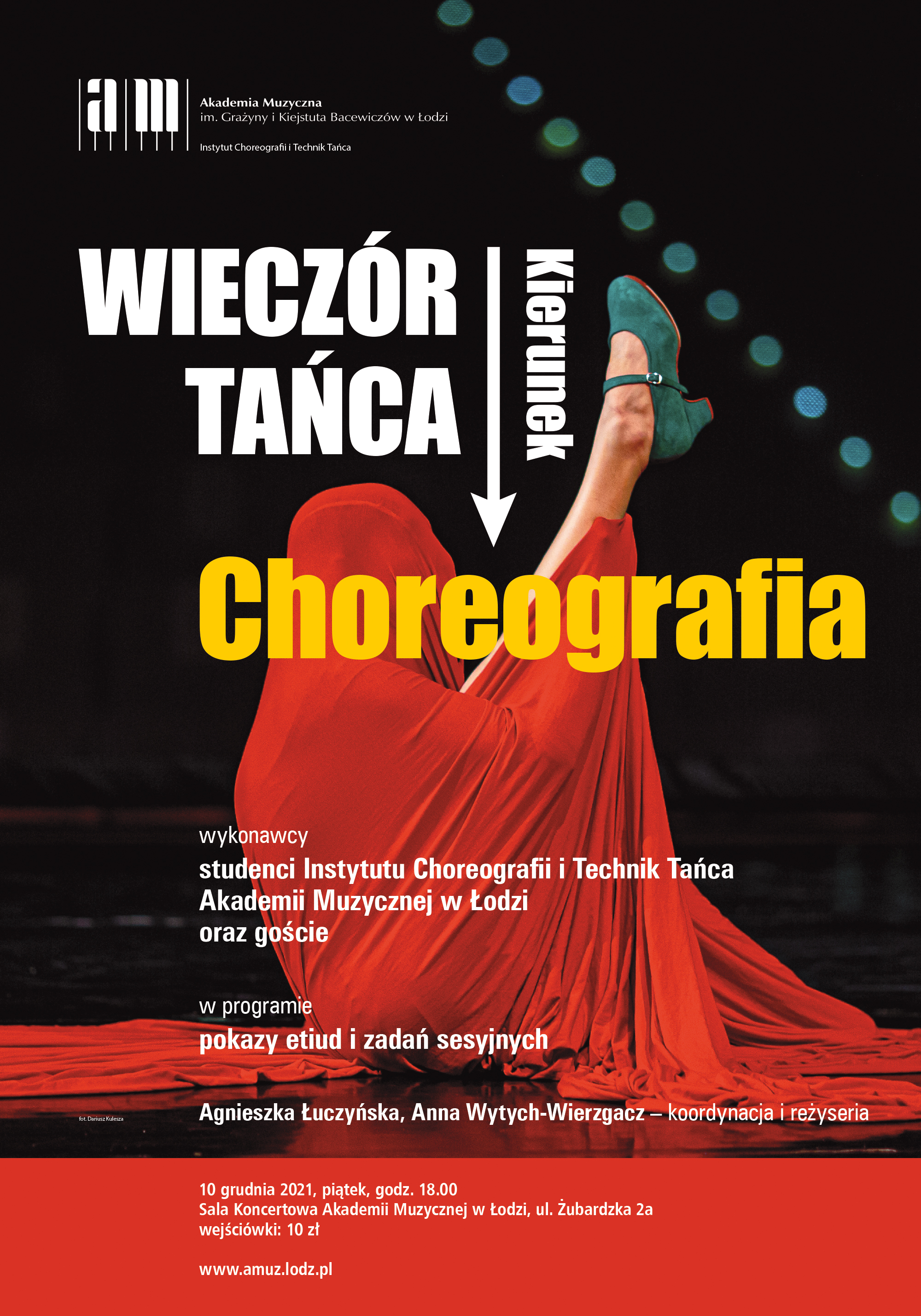 Wieczór tańca KIERUNEK –> CHOREOGRAFIA