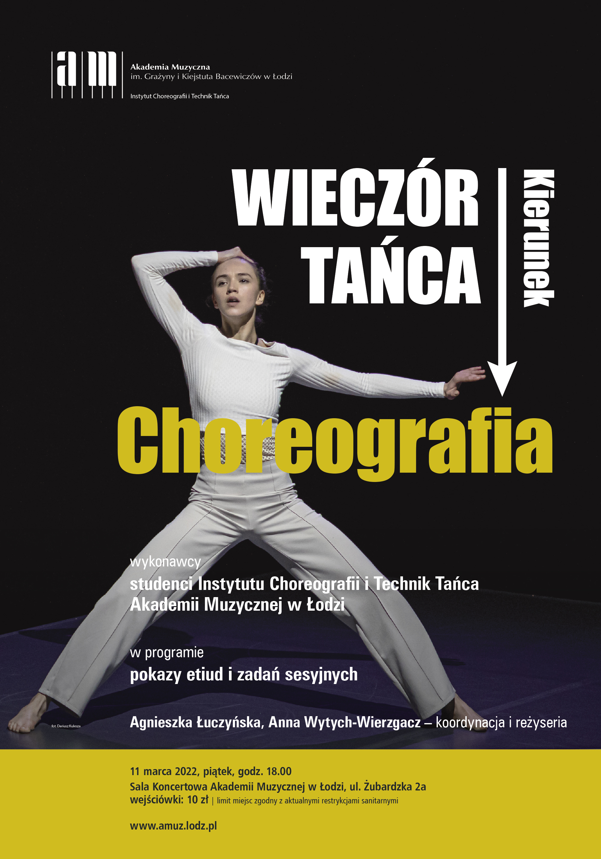 Wieczór tańca – KIERUNEK -> CHOREOGRAFIA