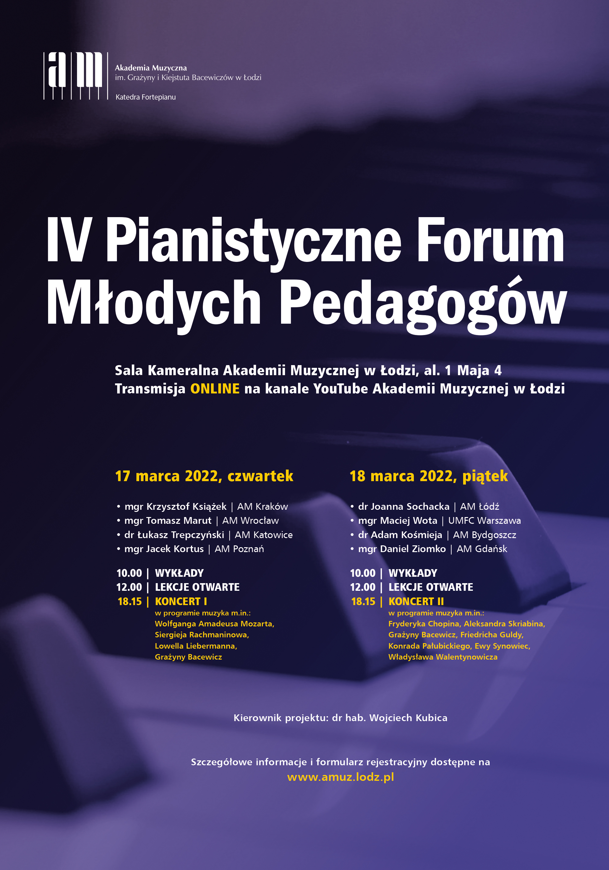 IV Pianistyczne Forum Młodych Pedagogów