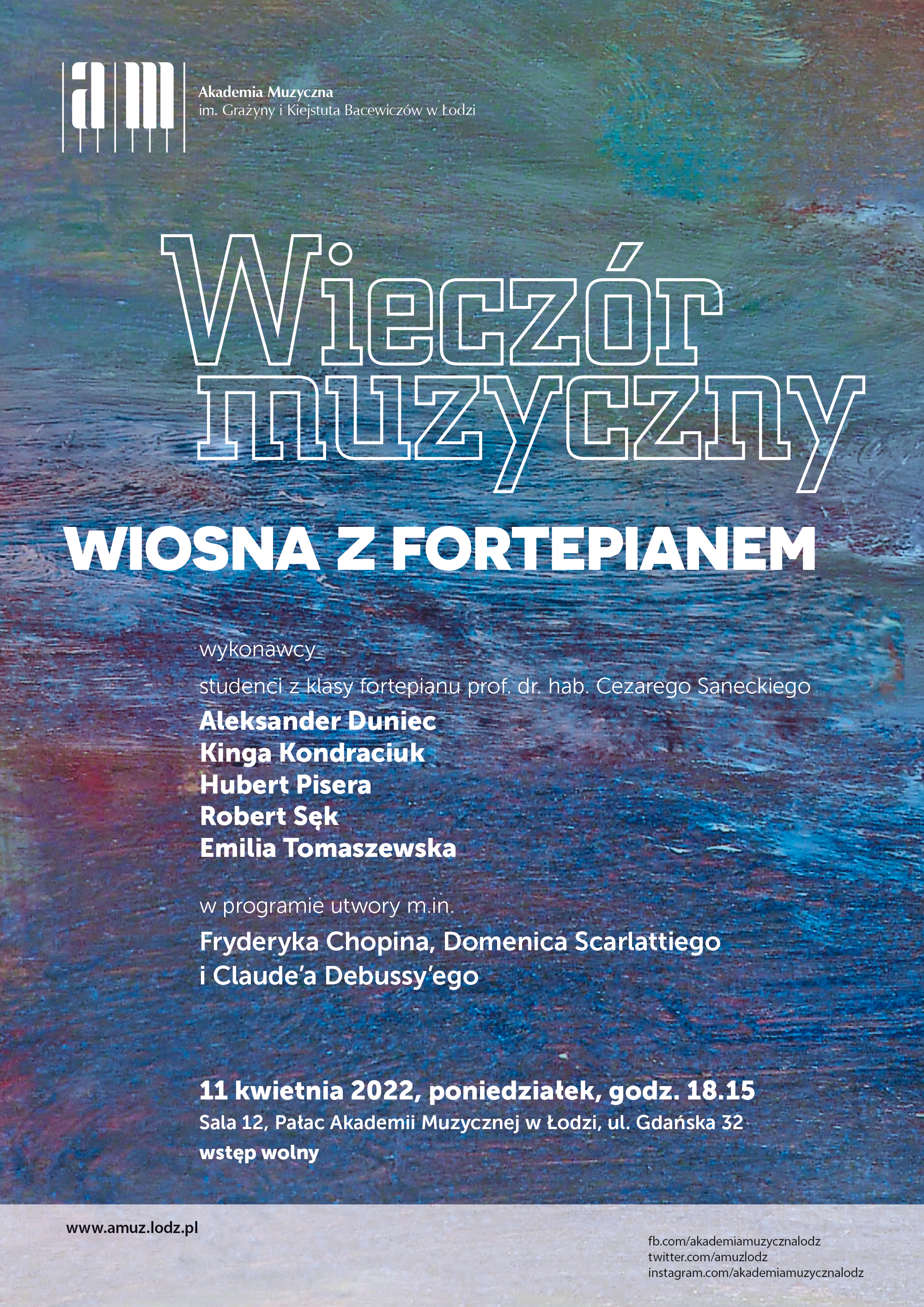 Wieczór muzyczny WIOSNA Z FORTEPIANEM