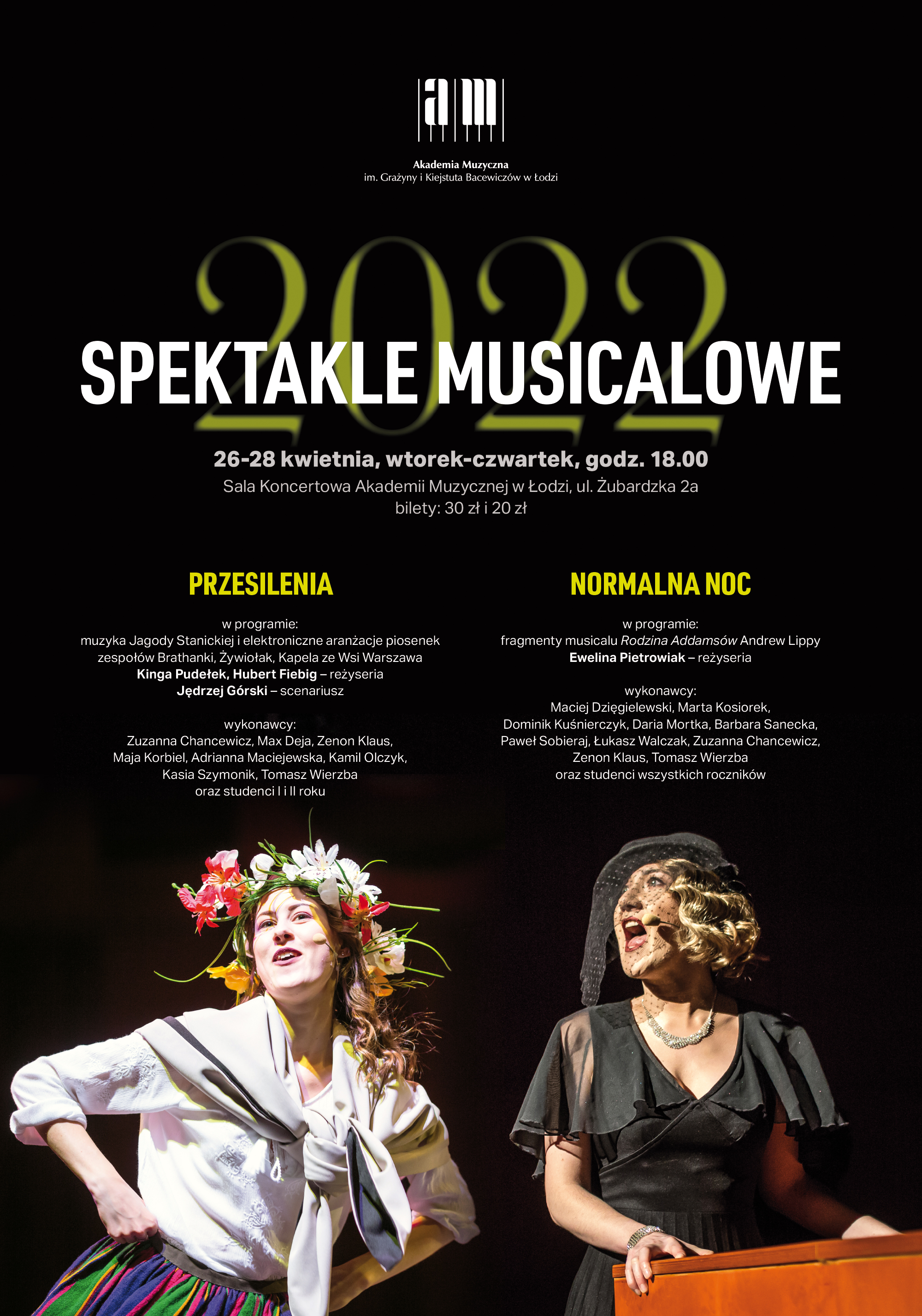 Spektakle musicalowe 2022