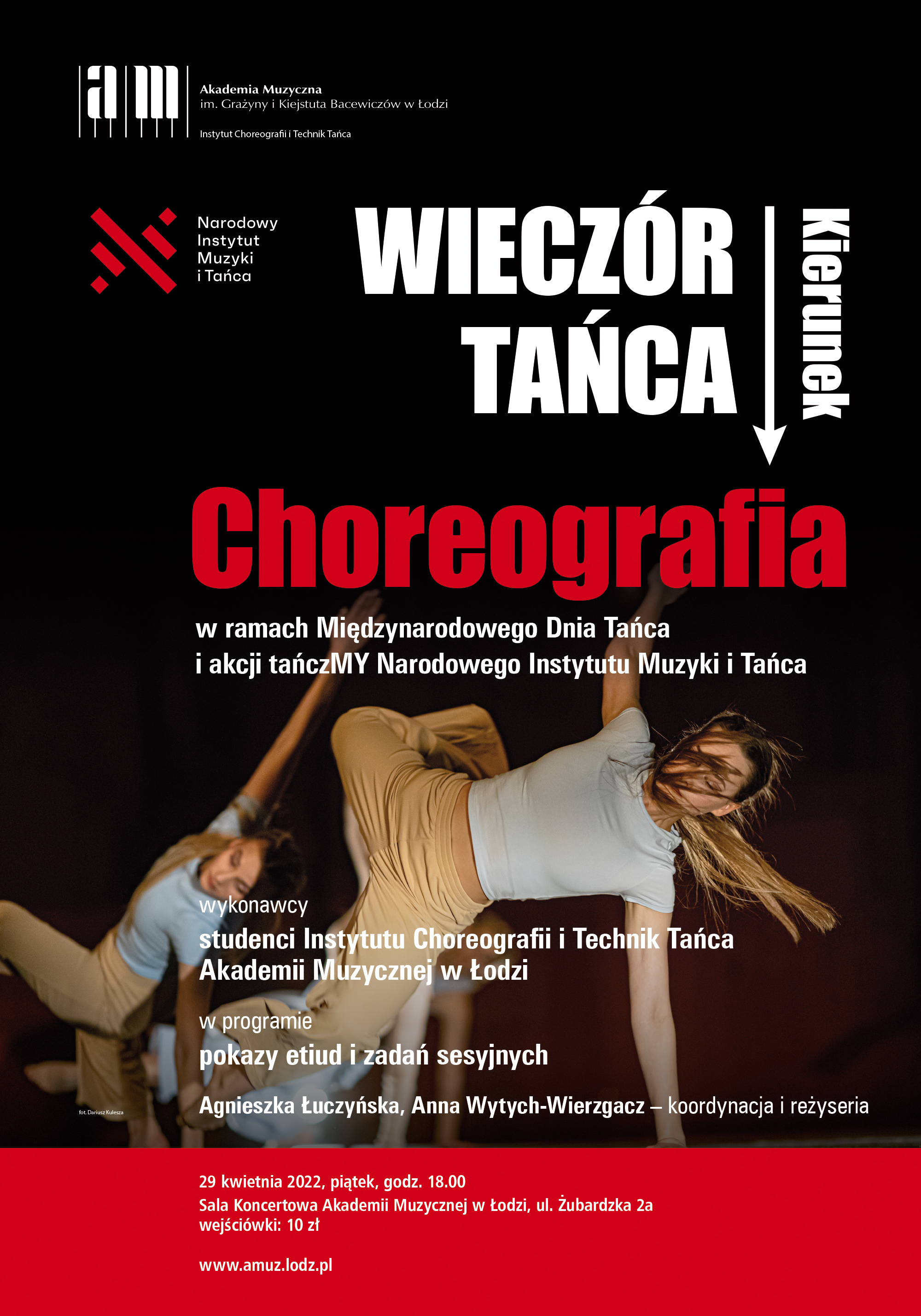 Wieczór tańca KIERUNEK –> CHOREOGRAFIA