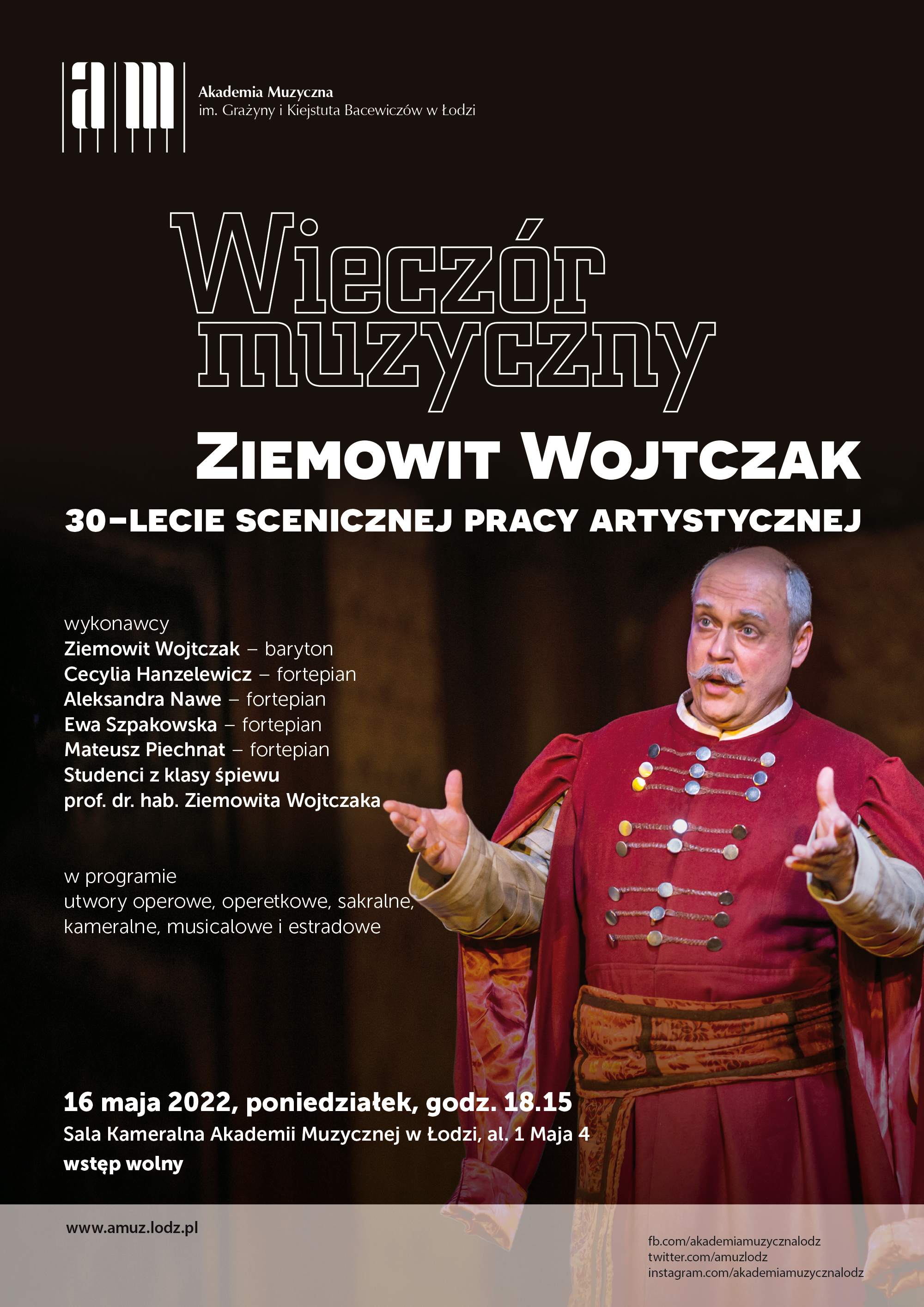 Ziemowit Wojtczak – 30-lecie scenicznej pracy artystycznej