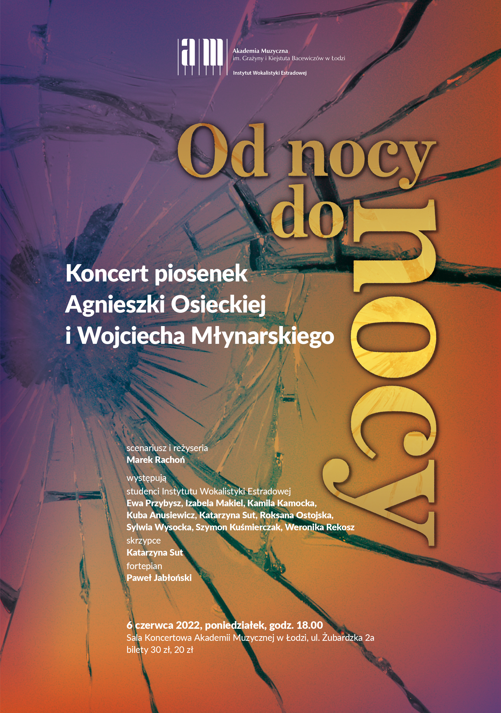 Koncert piosenek Agnieszki Osieckiej i Wojciecha Młynarskiego