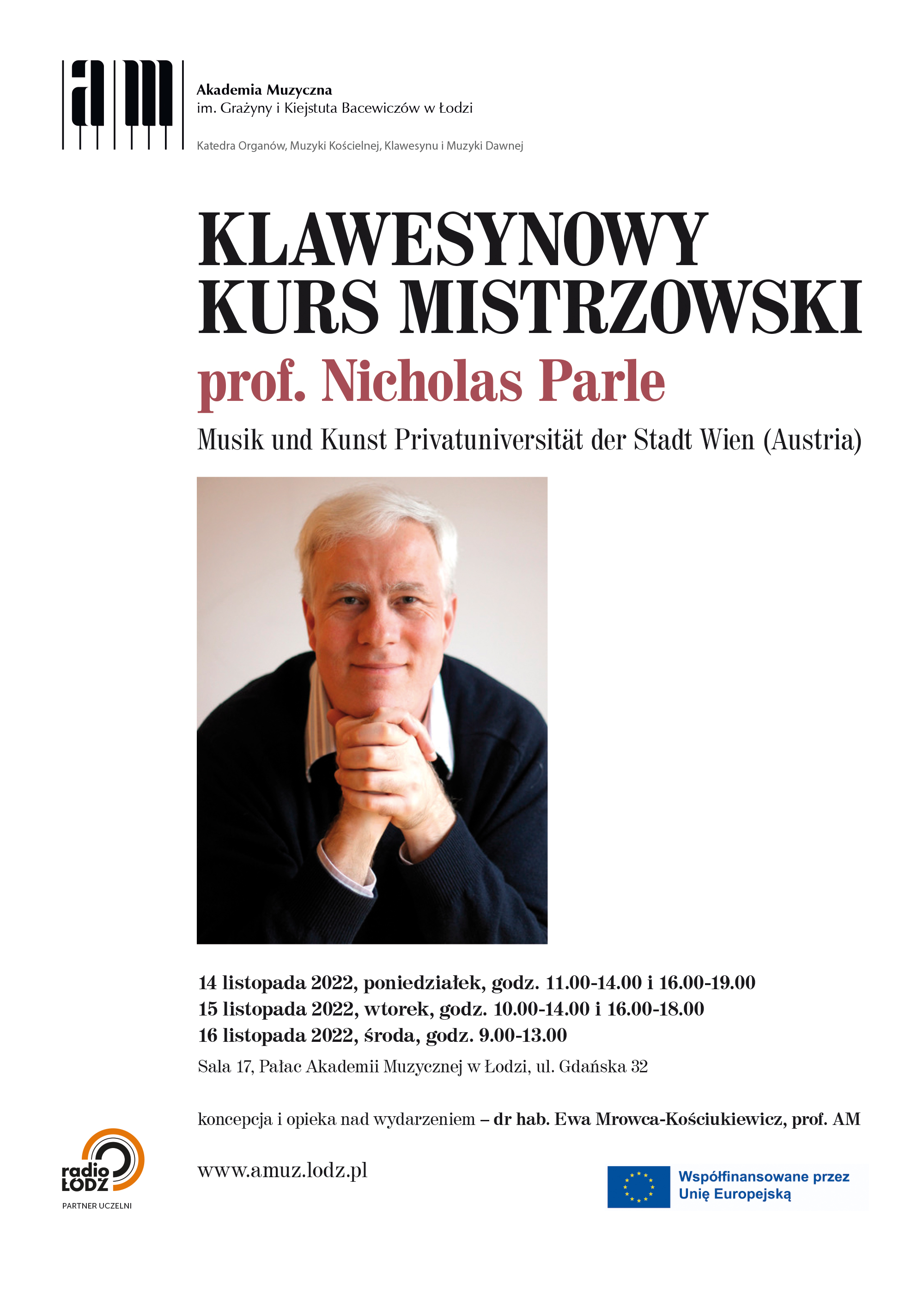 Klawesynowy Kurs Mistrzowski Nicolas Parle