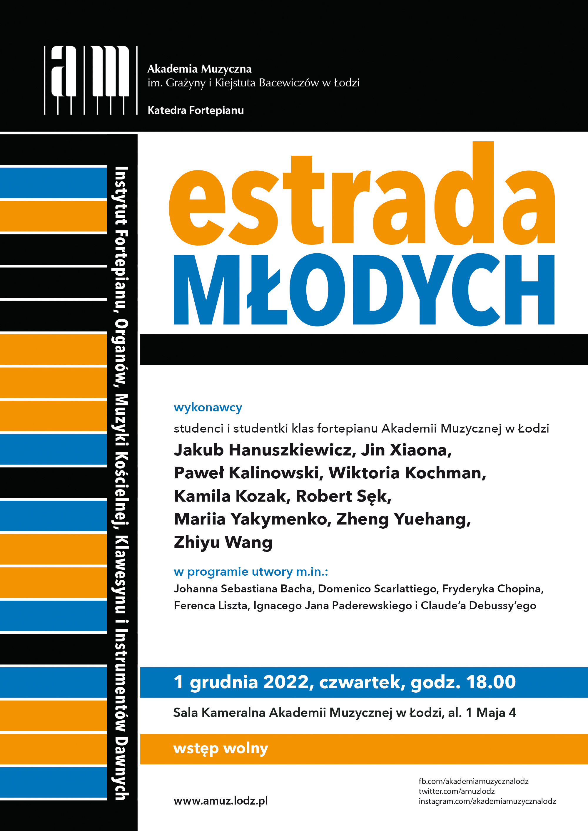 Koncert z cyklu ESTRADA MŁODYCH