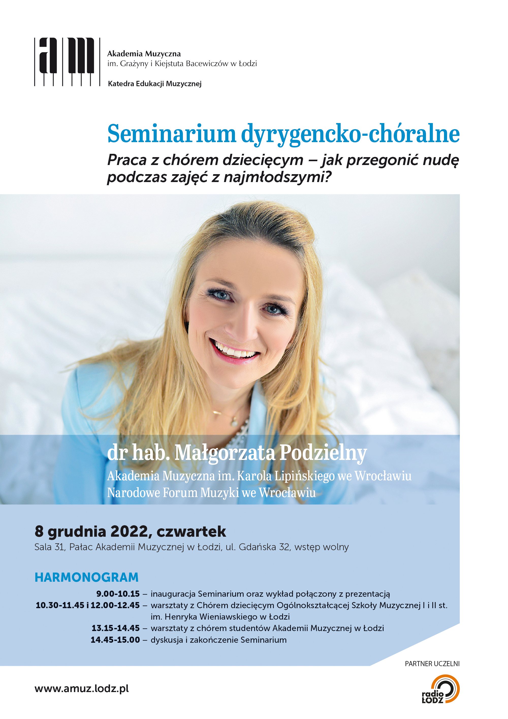 Seminarium dyrygencko-chóralne dr hab. Małgorzaty Podzielny