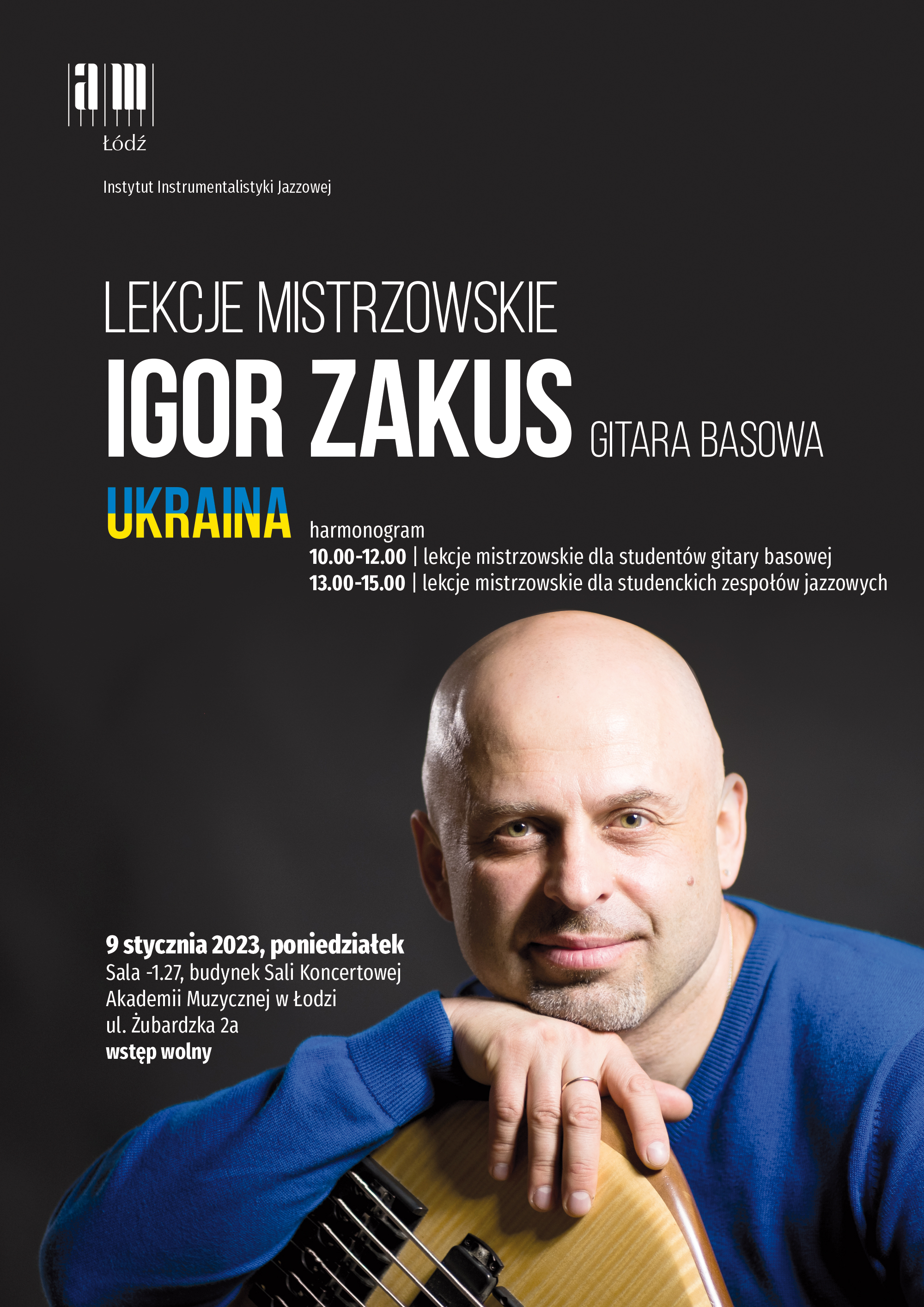 Lekcje mistrzowskie dla gitarzystów basowych – Igor Zakus