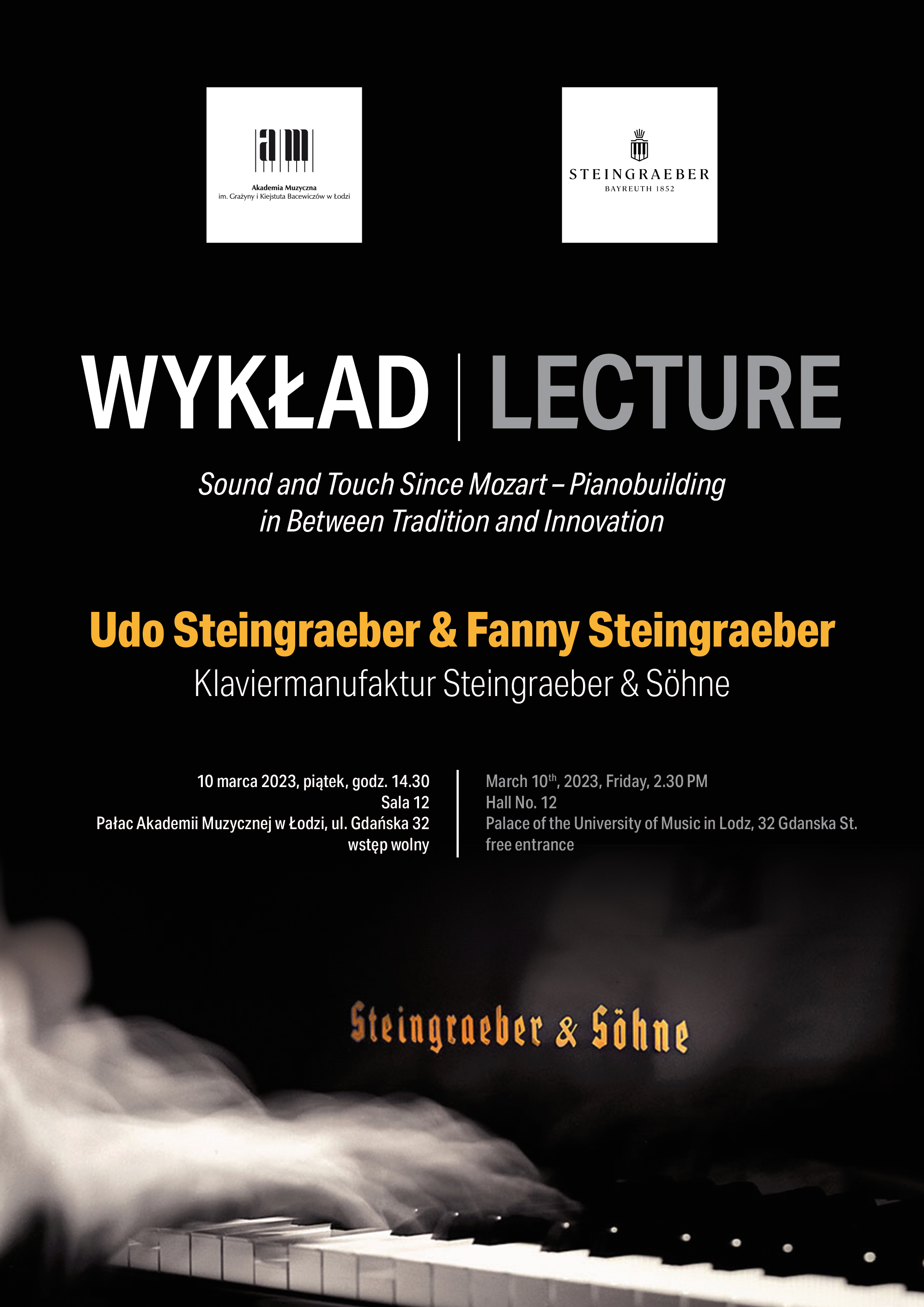 Udo Steingraeber & Fanny Steingraeber – WYKŁAD