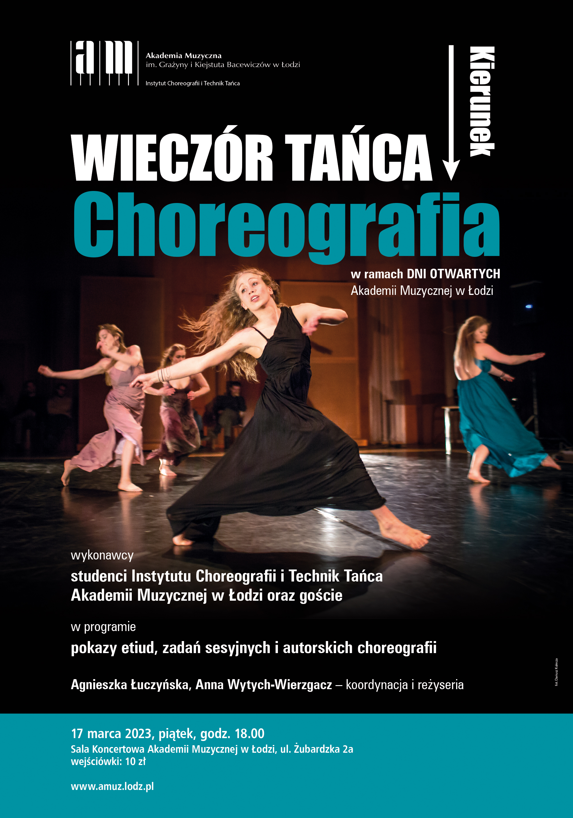 Wieczór tańca KIERUNEK –> CHOREOGRAFIA