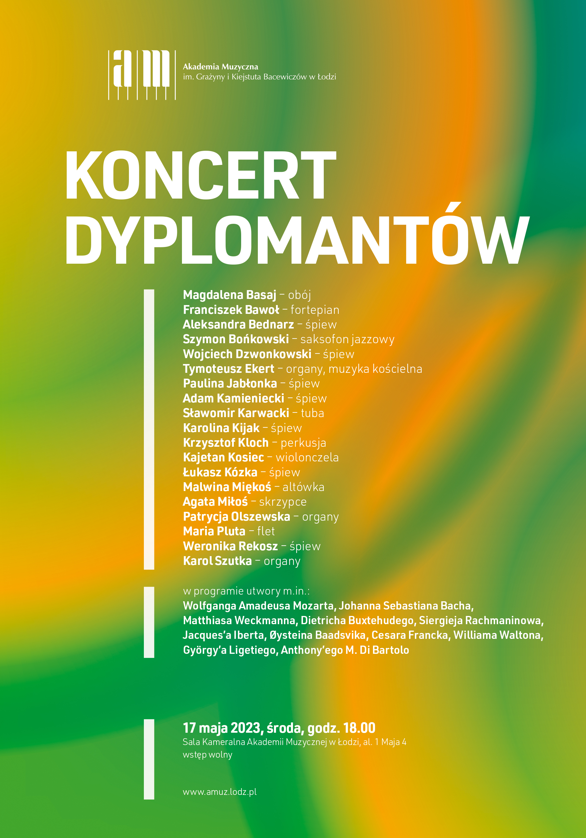 Koncert dyplomantów