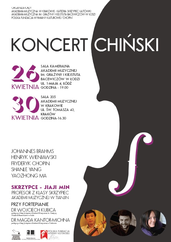 plakat koncertu chinskiego