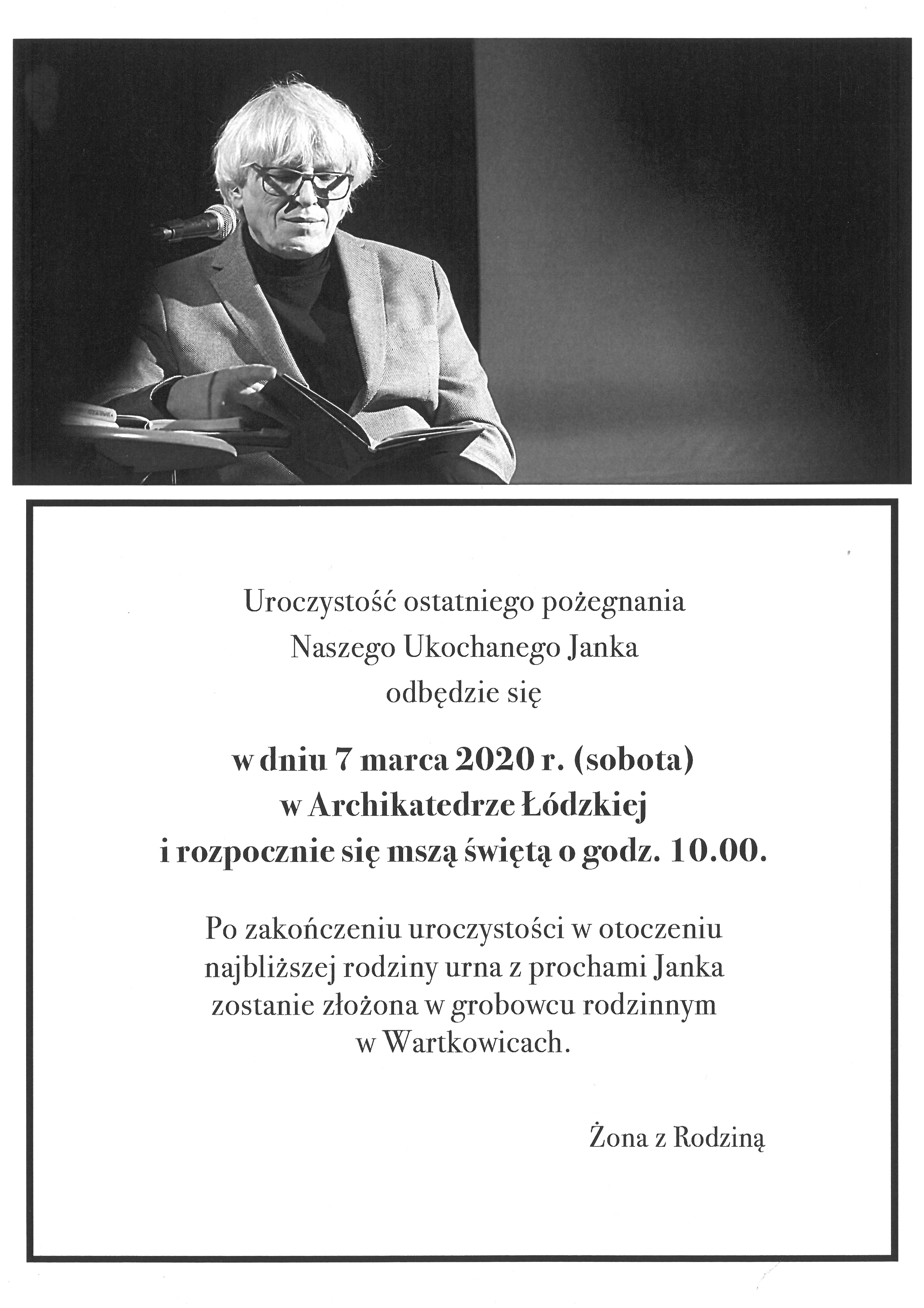 Zmarł Jan Targowski